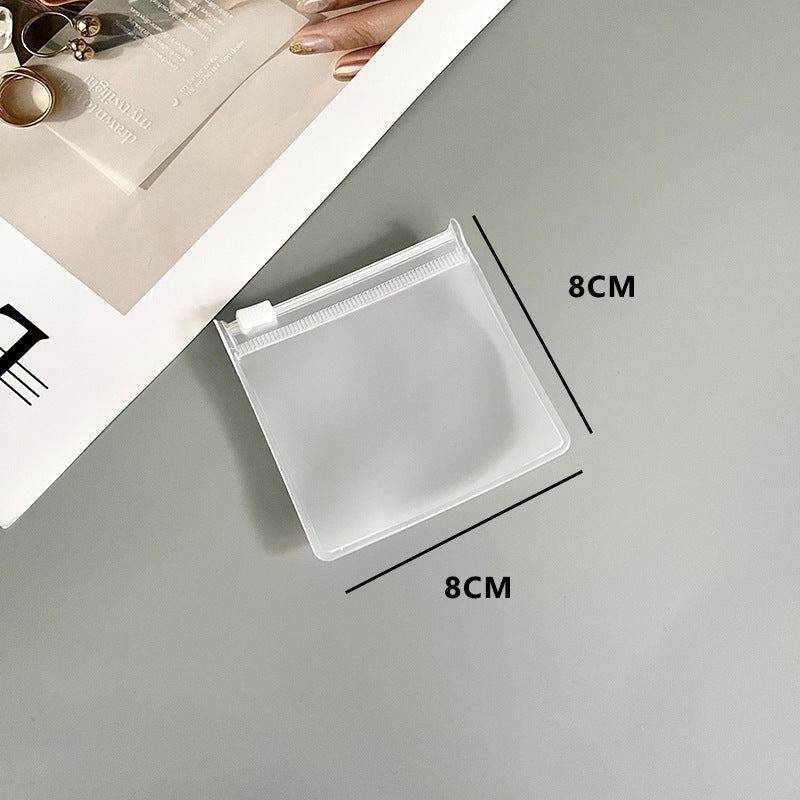 EVA Transparent Jewelry Packaging Storage Bag In Simple Style For Daily Use, 1 Piece