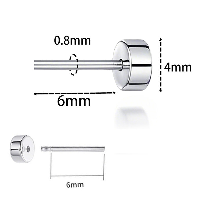 Cute Cat Ear Cartilage Rings & Studs For Women In Silver Copper Alloy Stud Earrings