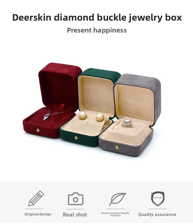Flannel Jewelry Box For Elegant Storage And Protection