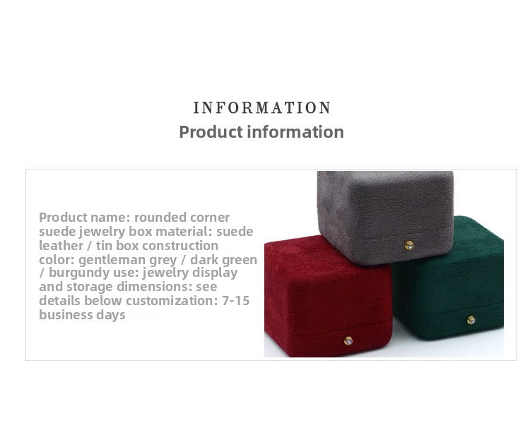 Flannel Jewelry Box For Elegant Storage And Protection