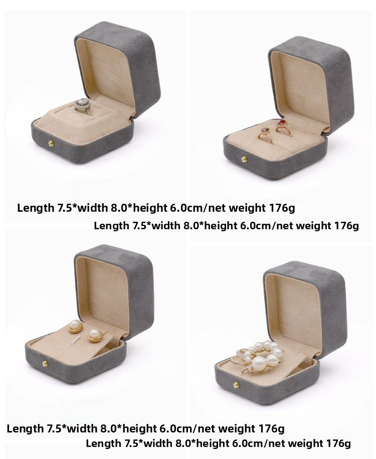 Flannel Jewelry Box For Elegant Storage And Protection
