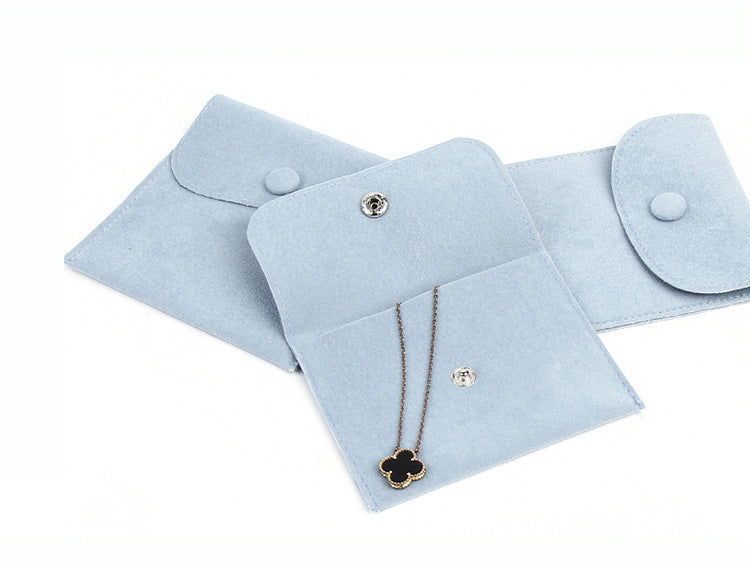 Fashion Solid Color Jewelry Packaging Bag For Daily Use, 1 Piece Cloth Pouch