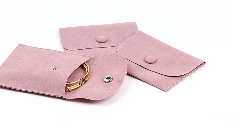 Fashion Solid Color Jewelry Packaging Bag For Daily Use, 1 Piece Cloth Pouch