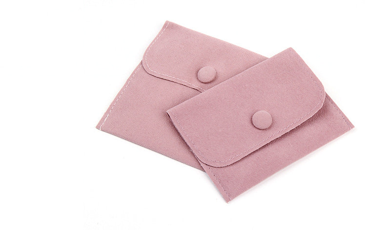 Fashion Solid Color Jewelry Packaging Bag For Daily Use, 1 Piece Cloth Pouch