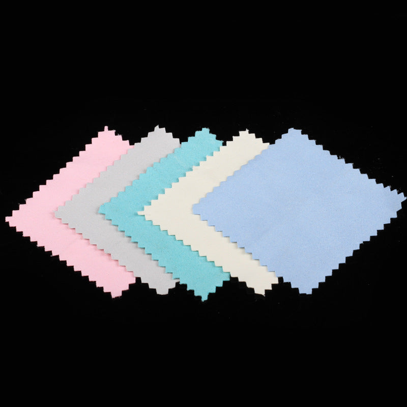 50-Pack Cleaning Cloth Four Colors 13 Yuan Suitable For Gold Jewelry Accessories Maintenance Bare Cloth