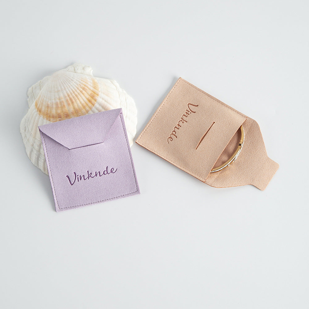 1 Piece Flannel Elegant Simple Style Daily Letter Jewelry Packaging Bags