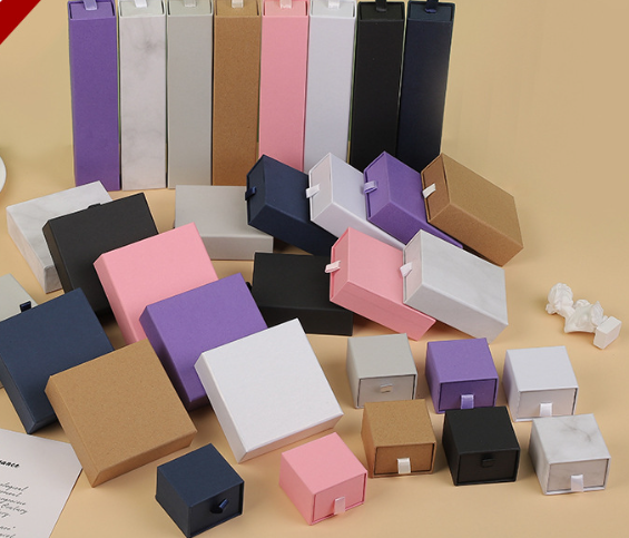 1 Piece Brown Paper Jewelry Box For Elegant Jewelry Packaging