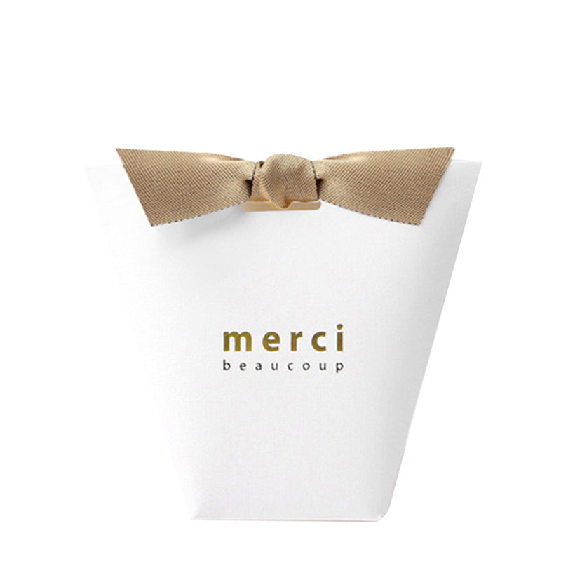 Special Paper Embossed Folding Gift Box Gold Stamping Color Card Paper Wedding Candy Packaging Box Customizable