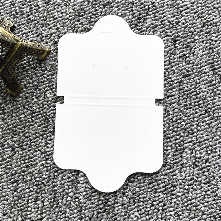 Necklace Bracelet Earrings Hairband Small Accessories Folding Card Jewelry Packaging Paper Custom Greeting Card