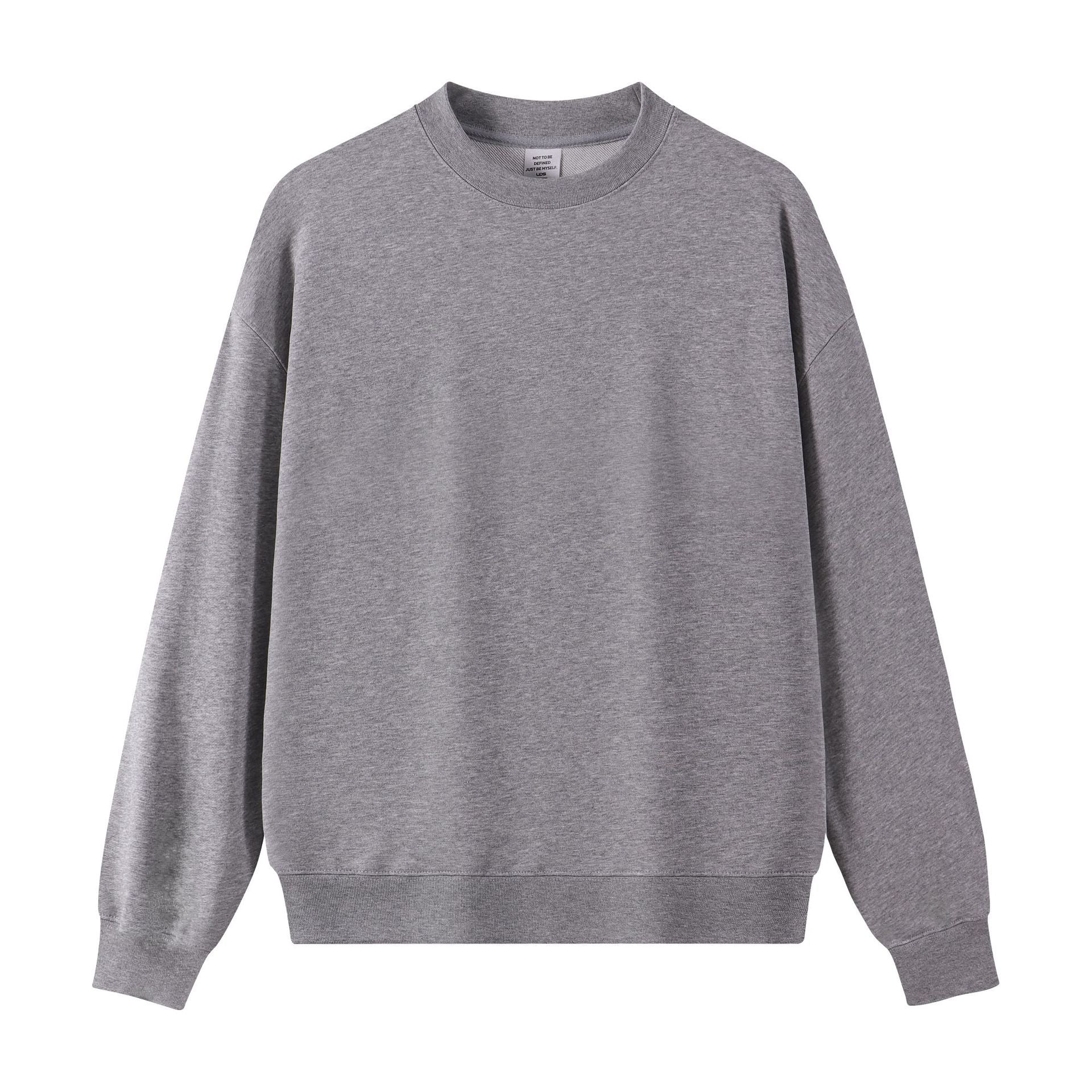 Men's Vintage Style Solid Color Hoodie In Coffer With Long Sleeve Cotton Fabric