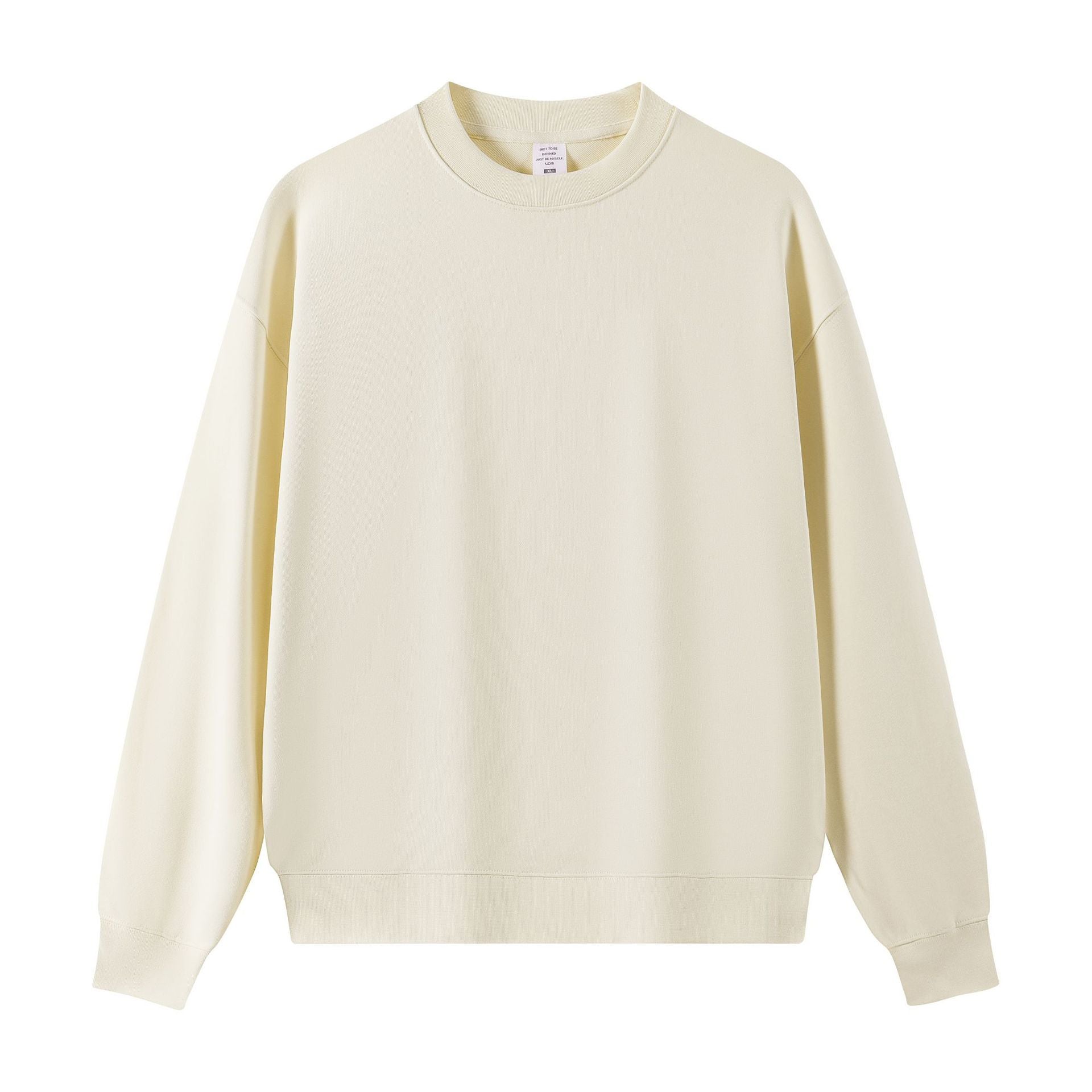 Men's Vintage Style Solid Color Hoodie In Coffer With Long Sleeve Cotton Fabric