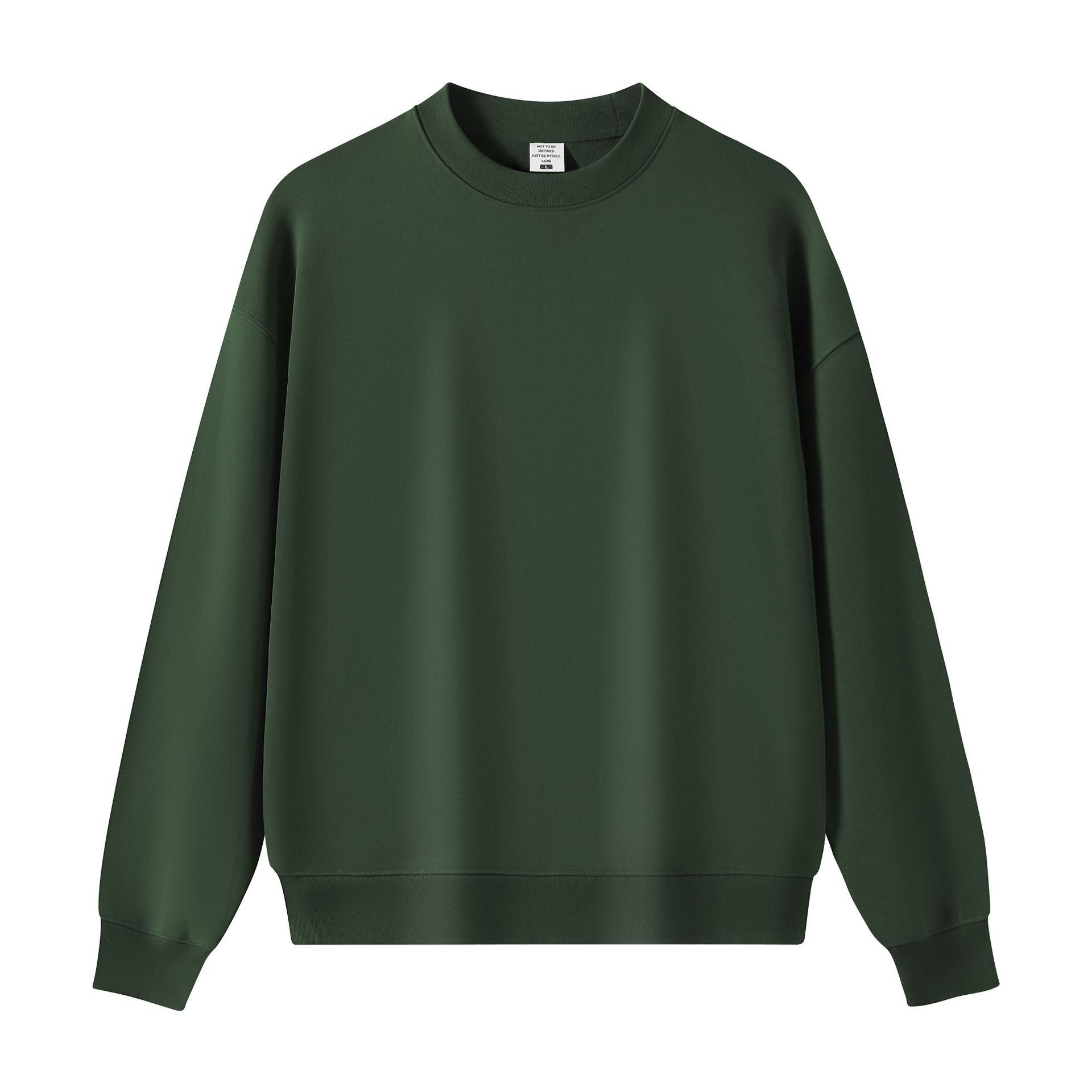 Men's Vintage Style Solid Color Hoodie In Coffer With Long Sleeve Cotton Fabric
