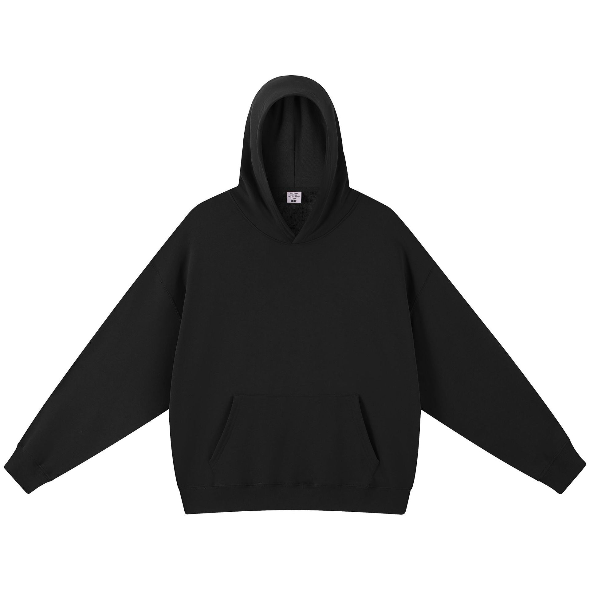 Men's Vintage Style Solid Color Hoodie In Coffer With Long Sleeve Cotton Fabric