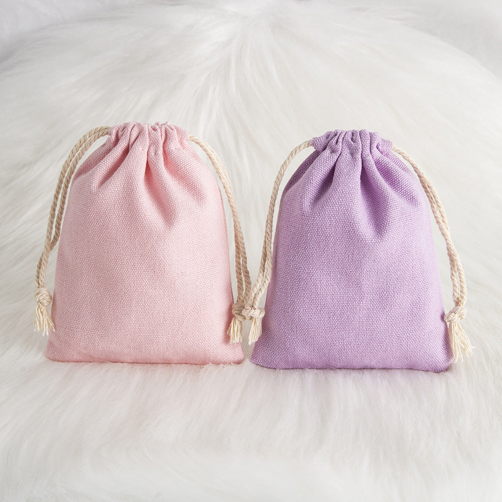1 Piece Cloth Simple Style Daily Party Solid Color Jewelry Packaging Bags