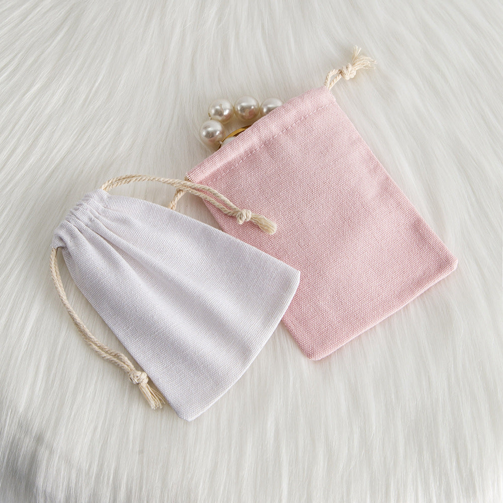 1 Piece Cloth Simple Style Daily Party Solid Color Jewelry Packaging Bags