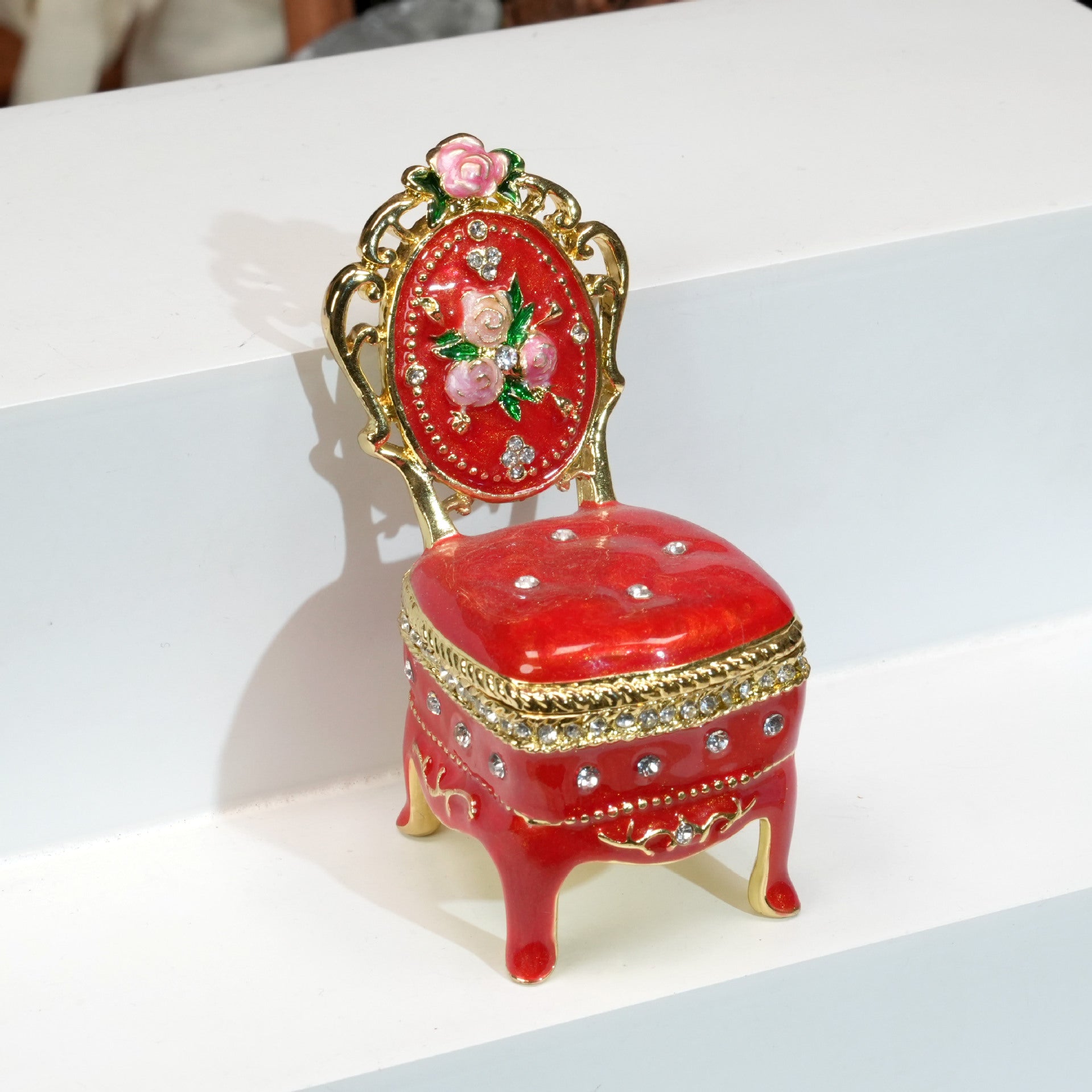 1 Piece Alloy Jewelry Box For Elegant Storage And Display