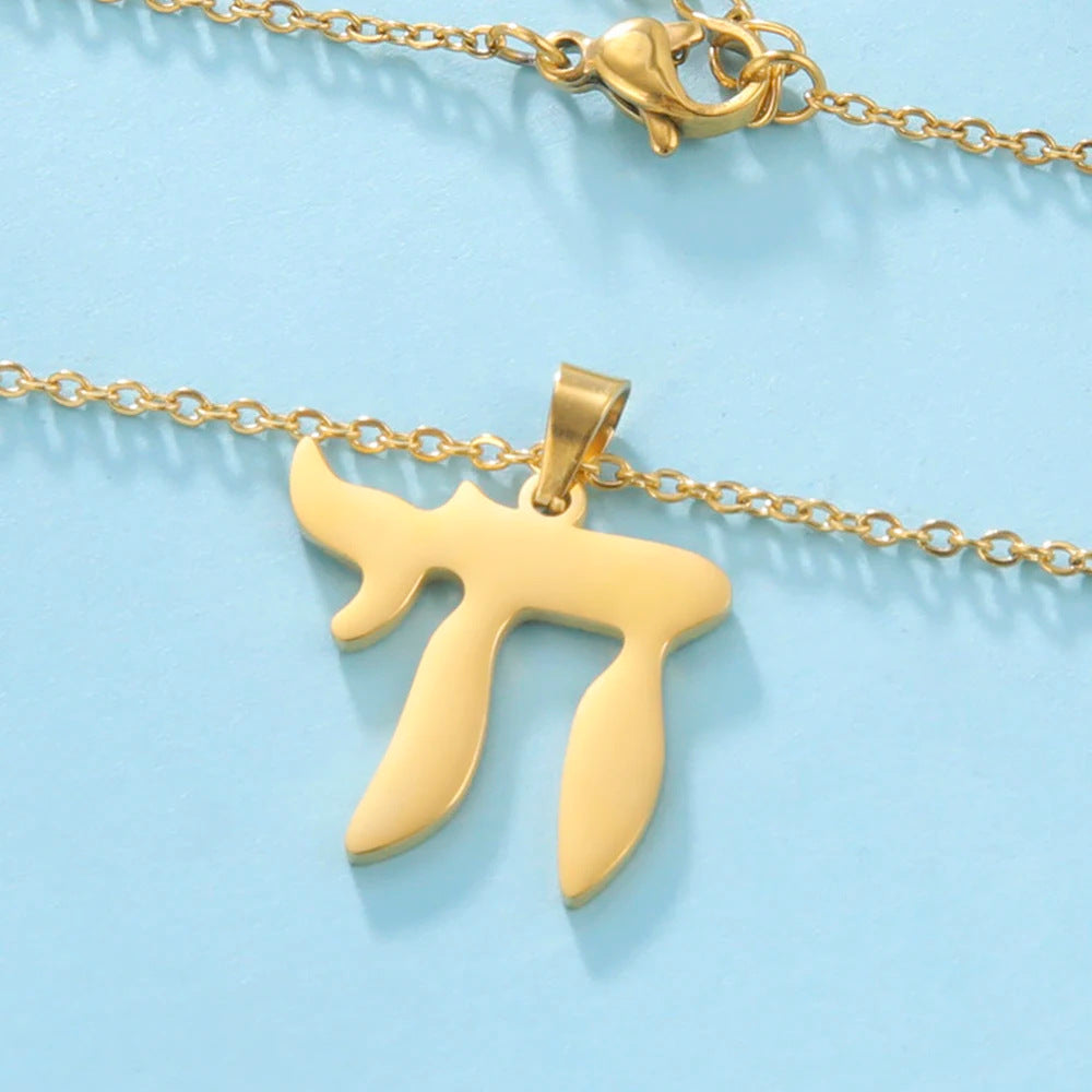 Electroplated Letter Pendant In 18K Real Gold Plated 304 Stainless Steel For DIY Jewelry Accessories