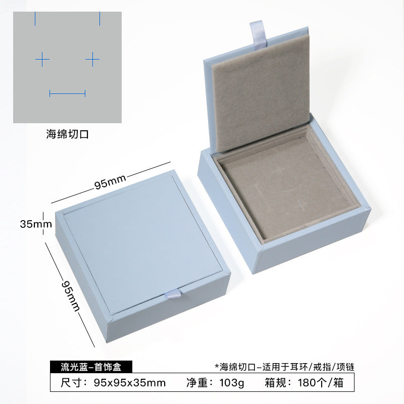 Customized Jewelry Boxes Made Of Paper In Vibrant Orange For Elegant Jewelry Packaging