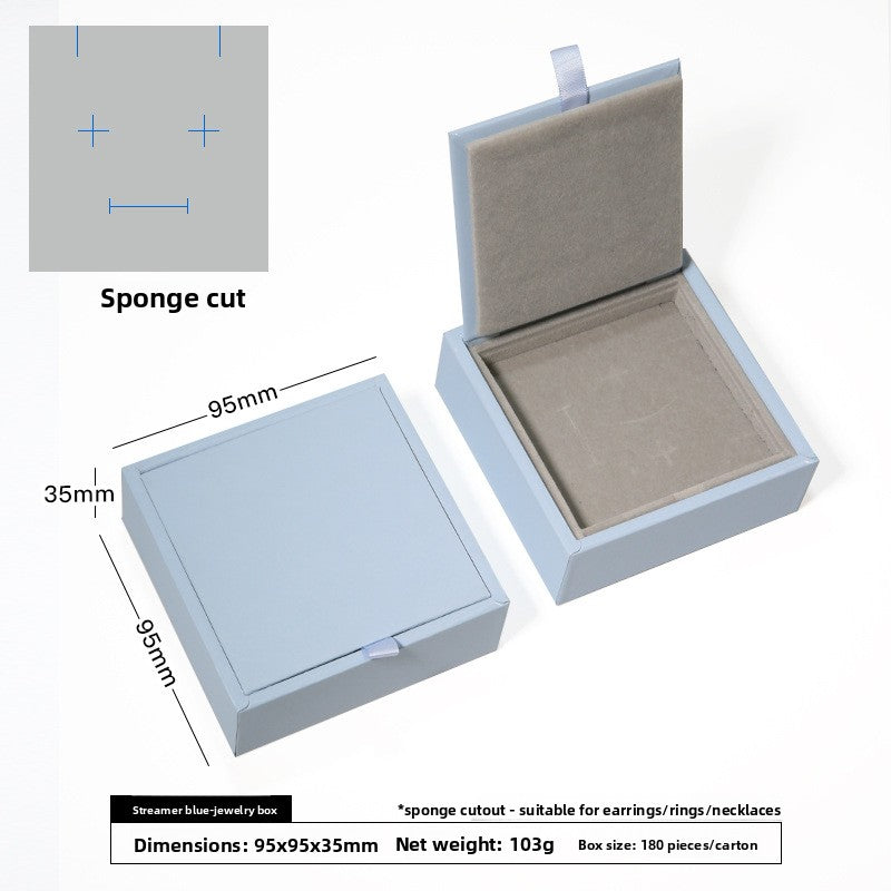 Customized Jewelry Boxes Made Of Paper In Vibrant Orange For Elegant Jewelry Packaging