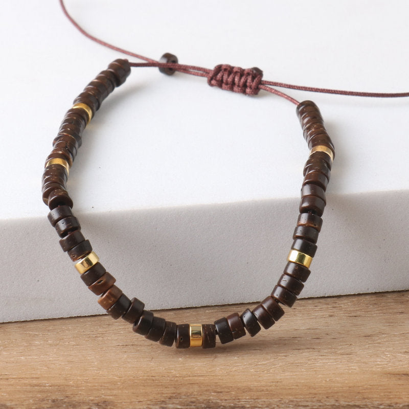 Bohemian Irregular Braid Natural Stone Bracelets For Unisex With Natural Stone Inlay, Stylish Bangle Accessory