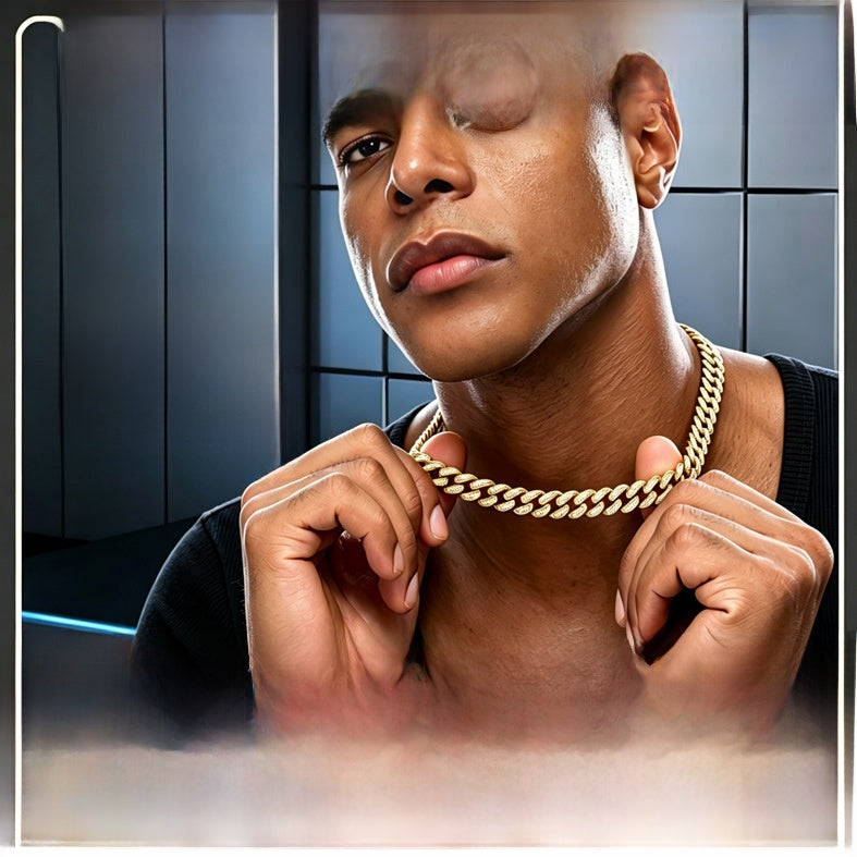 Men's Hip-Hop Gold Letter Pendant In Alloy, 1 Piece