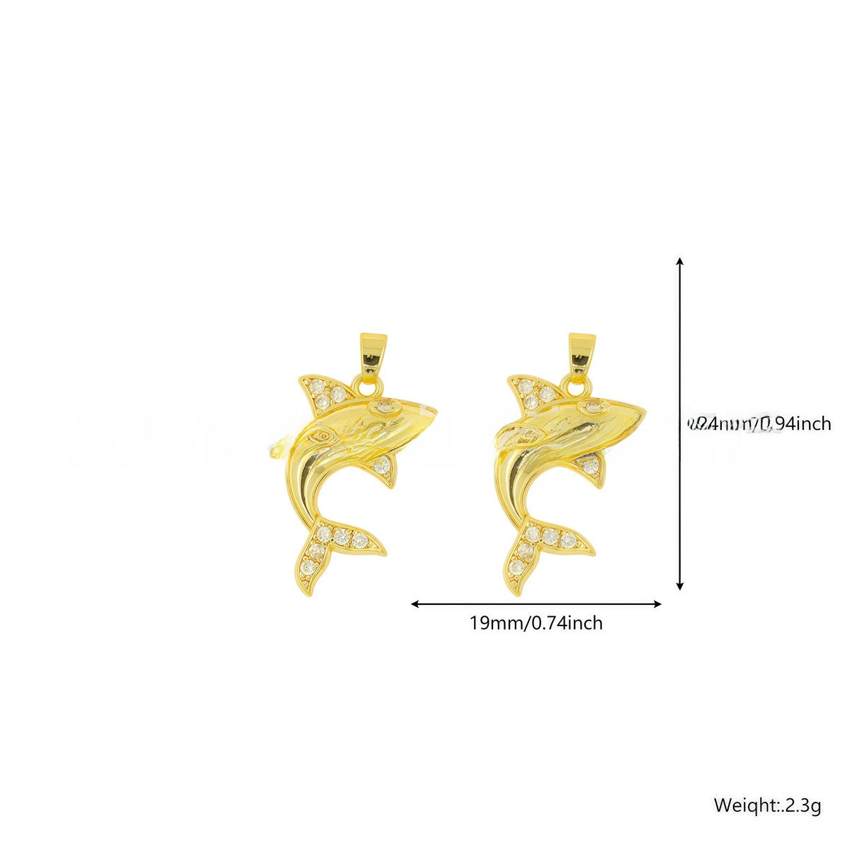 20 PCS Copper Crab Pendants With Zircon Inlay, Enamel Craft, Designed For Women Jewelry Making