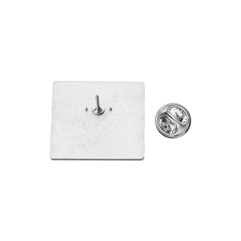 Cat Pin Made Of Zinc Alloy With Electroplated Finish, Available In Red Color