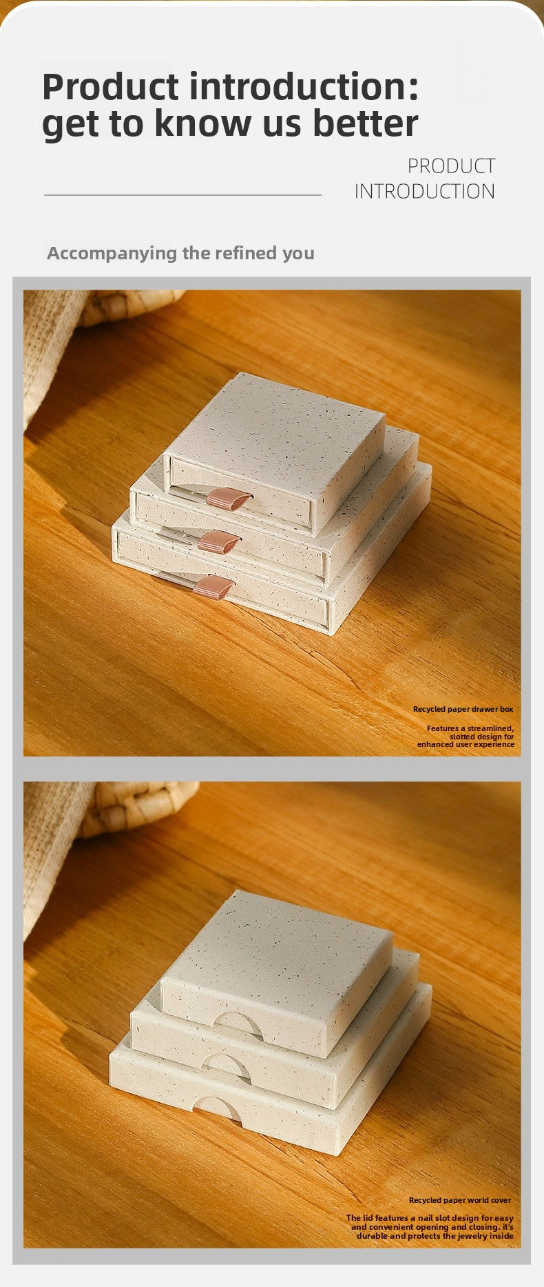Elegant Paper Jewelry Box For Stylish Storage And Gift Packaging