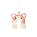 1 Piece Fashion Rainbow Wood Cotton Thread Knitting Pendant