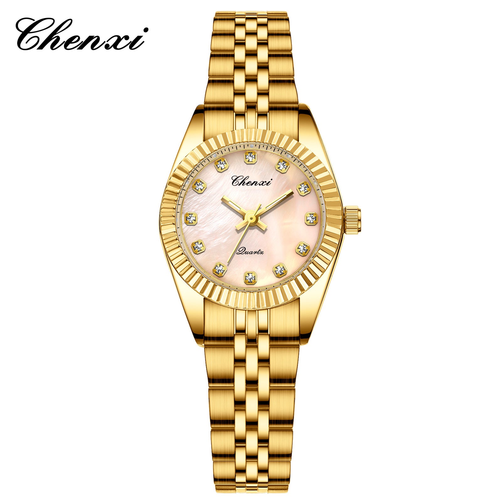 Fashion Solid Color Butterfly Double Snap Quartz Watch Men's Watches
