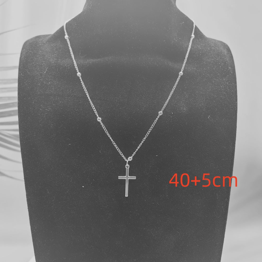 Fashion Cross Alloy Plating Necklace