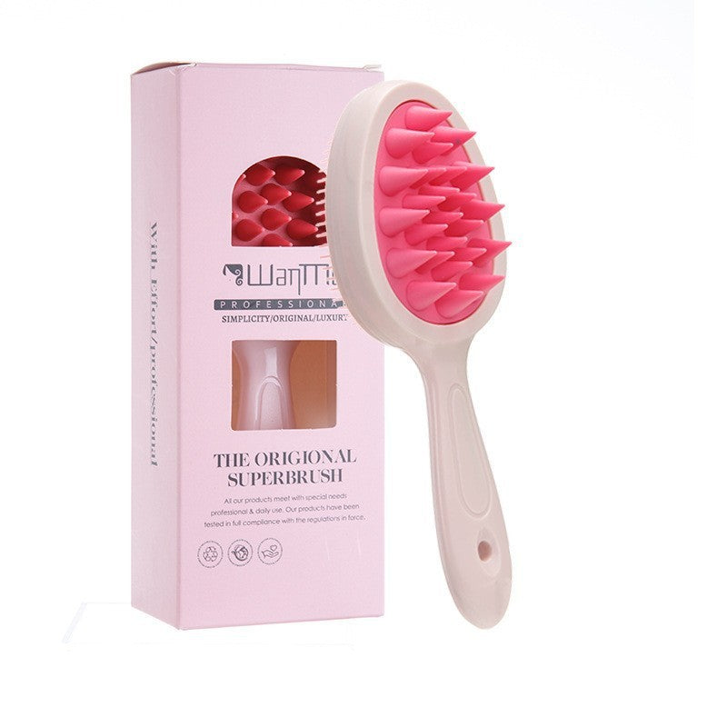 New Arrival Hot Sale Avocado Comb Smooth Hair Without Knotting Portable Massage Comb Wet And Dry Dual-Use Shampoo Brush