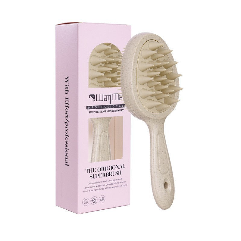 New Arrival Hot Sale Avocado Comb Smooth Hair Without Knotting Portable Massage Comb Wet And Dry Dual-Use Shampoo Brush