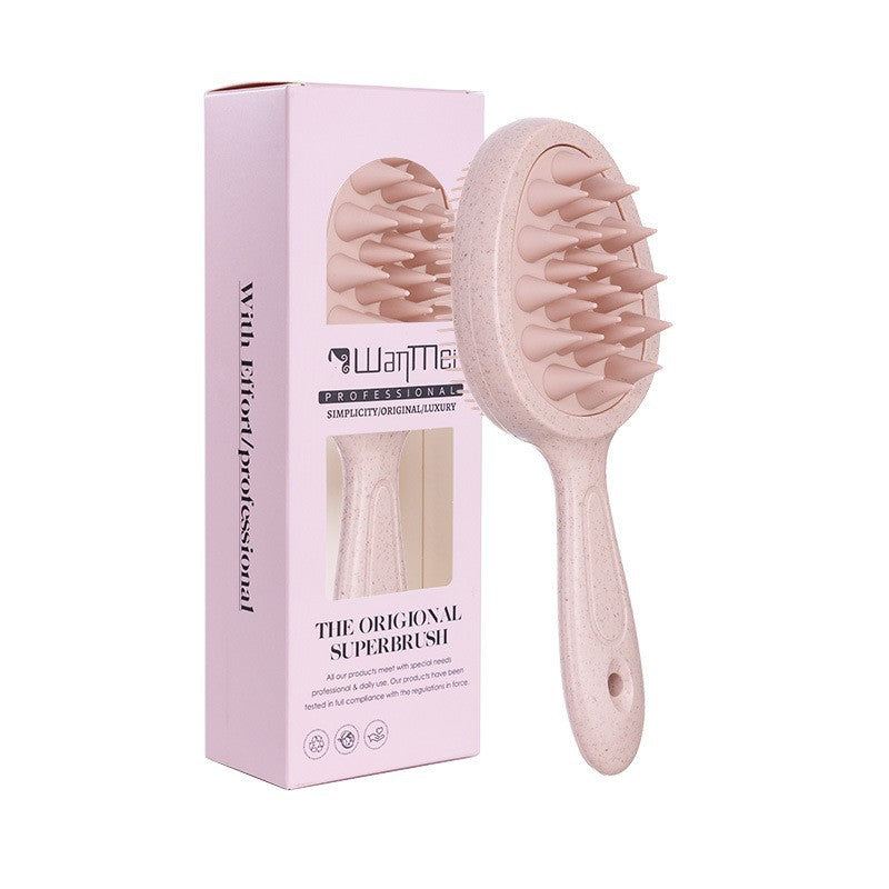 New Arrival Hot Sale Avocado Comb Smooth Hair Without Knotting Portable Massage Comb Wet And Dry Dual-Use Shampoo Brush