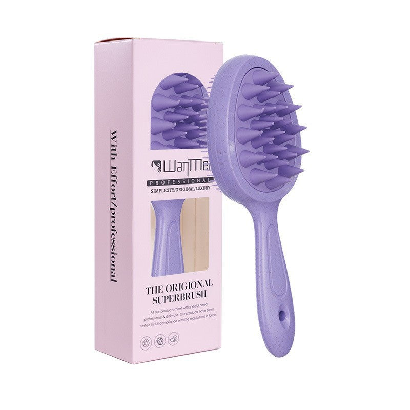 New Arrival Hot Sale Avocado Comb Smooth Hair Without Knotting Portable Massage Comb Wet And Dry Dual-Use Shampoo Brush