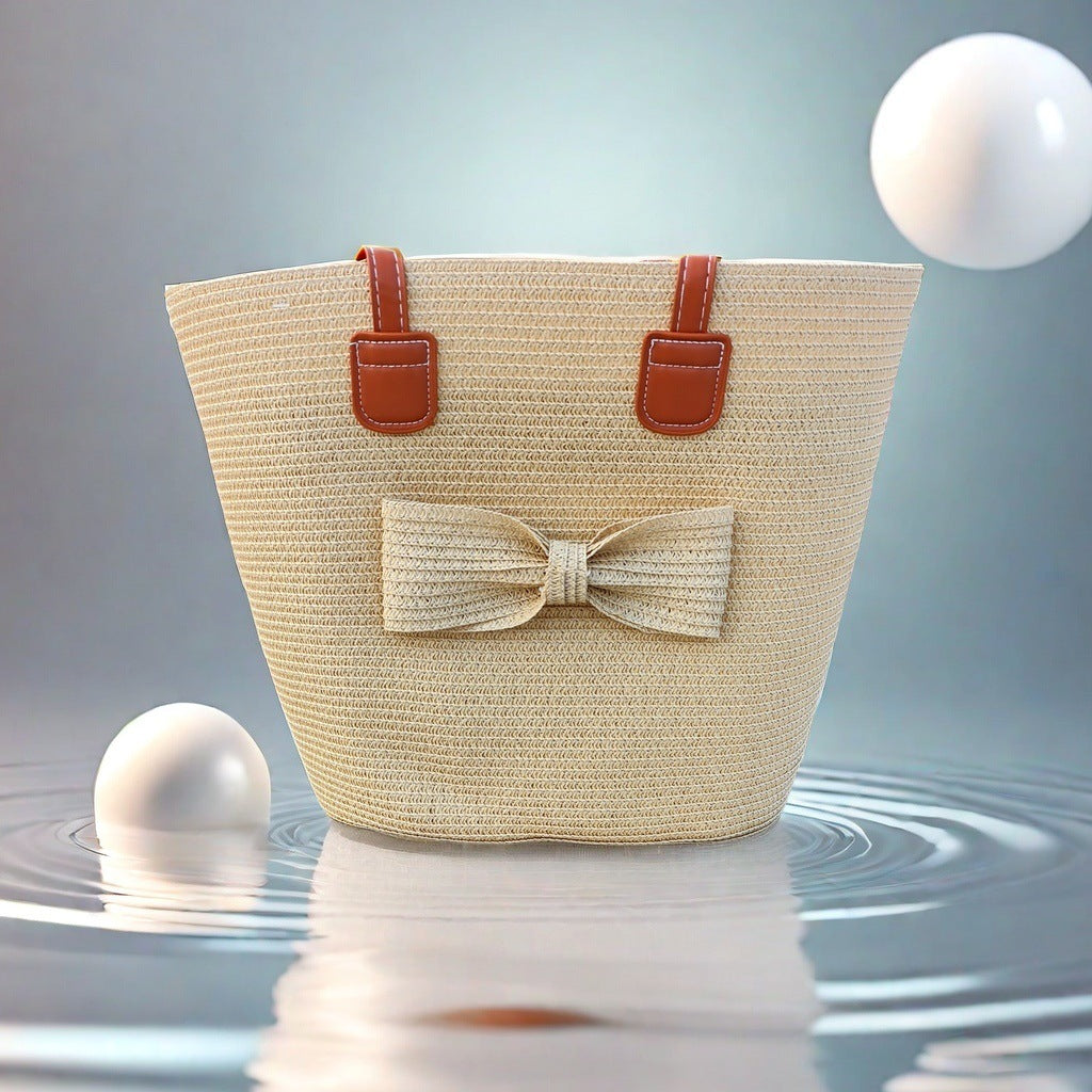 Adults Vacation Straw Hat With UV Protection, Featuring Braid Craftsmanship, Available In Beige For Spring