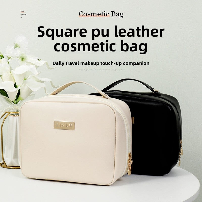 Nordic Style Solid Color Storage Bag Made Of Durable PUR Material With Convenient Storage Features