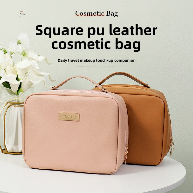 Nordic Style Solid Color Storage Bag Made Of Durable PUR Material With Convenient Storage Features