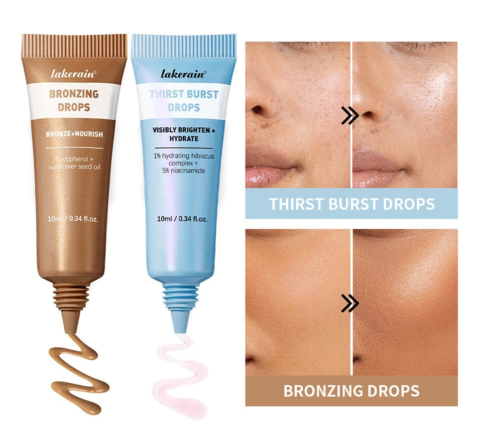 Brown  Liquid Cosmetic Featuring Hydrating Formula For Skin Care