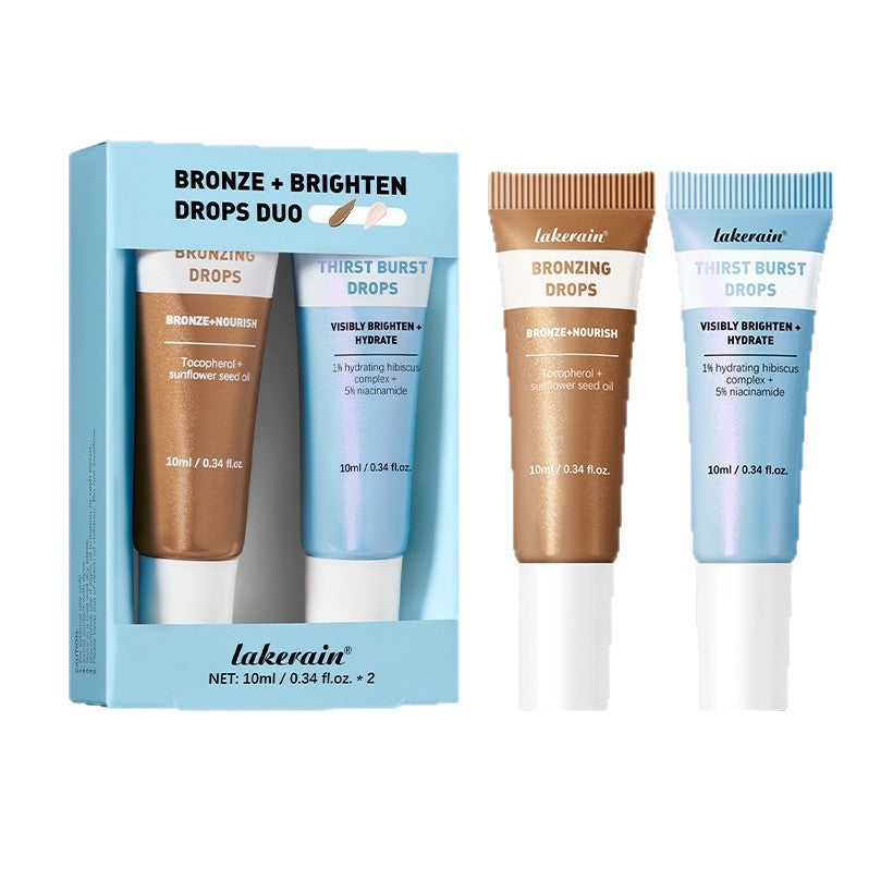 Brown  Liquid Cosmetic Featuring Hydrating Formula For Skin Care