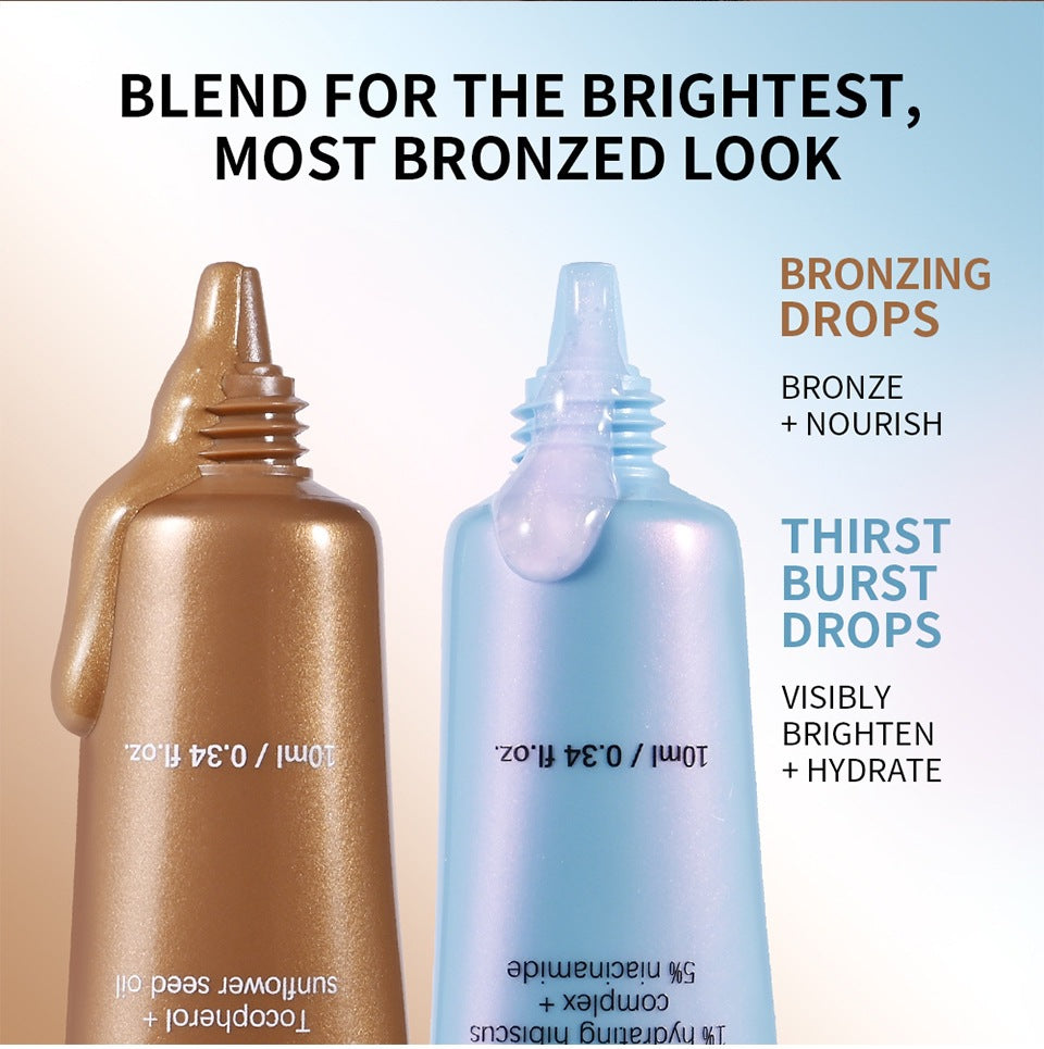 Brown  Liquid Cosmetic Featuring Hydrating Formula For Skin Care