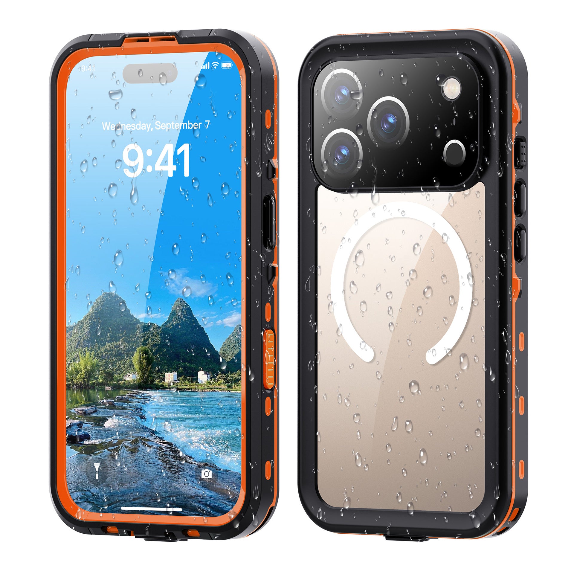 Fruit Pattern TPU Phone Case In Dyed Black For Apple IPhone Protection