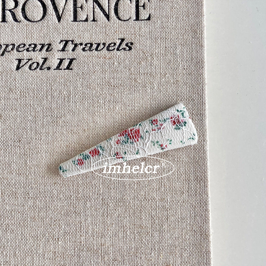 Ditsy Floral New Style Hairpin In Red With Mixed Materials, Perfect For  Spring And Summer