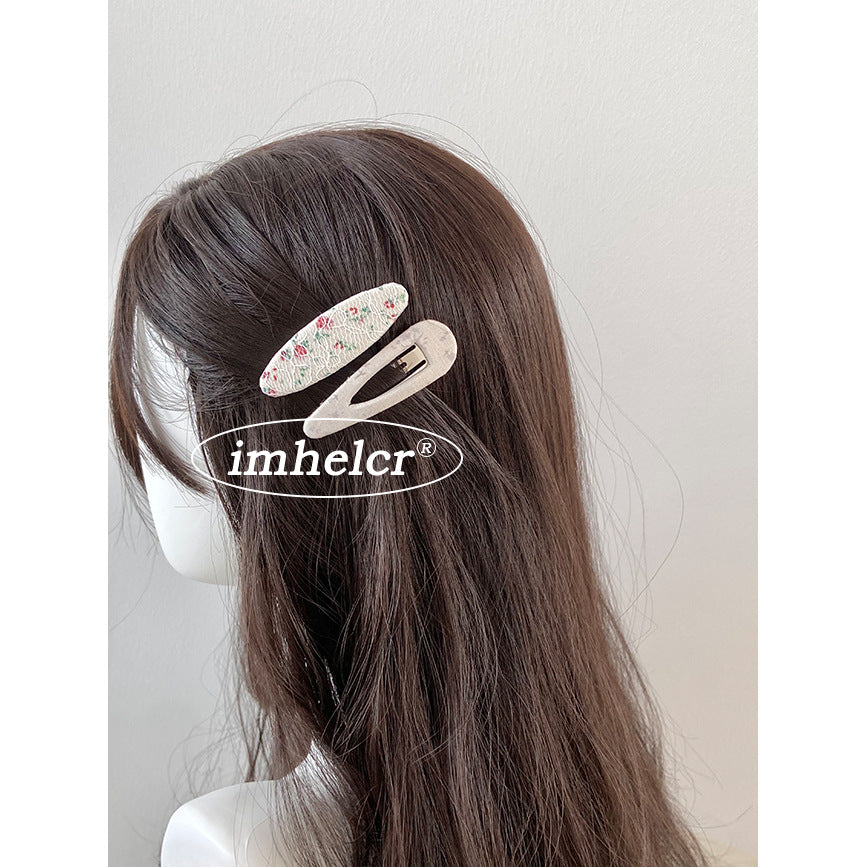 Ditsy Floral New Style Hairpin In Red With Mixed Materials, Perfect For  Spring And Summer