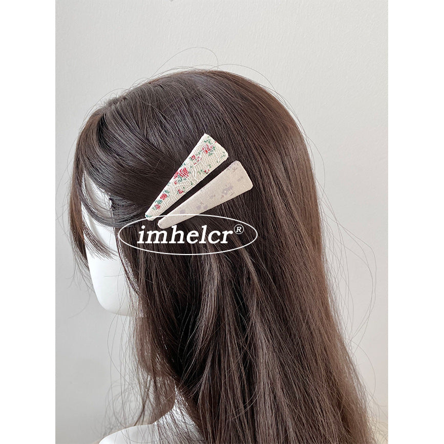 Ditsy Floral New Style Hairpin In Red With Mixed Materials, Perfect For  Spring And Summer
