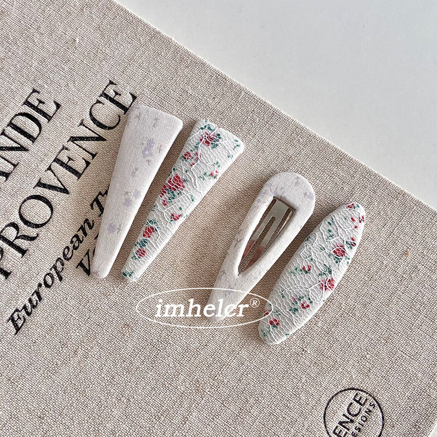 Ditsy Floral New Style Hairpin In Red With Mixed Materials, Perfect For  Spring And Summer