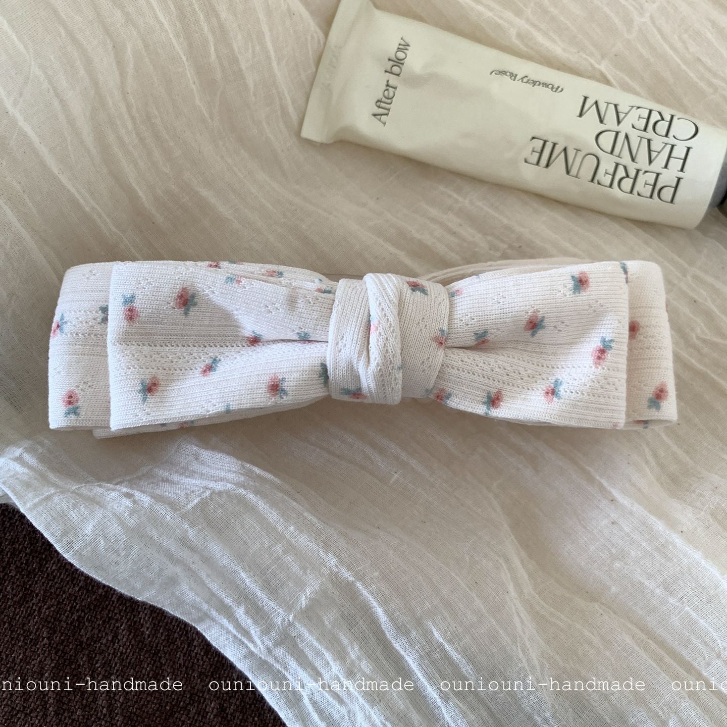 Ditsy Floral New Style Hairpin In Natural Pink Featuring Cloth Material
