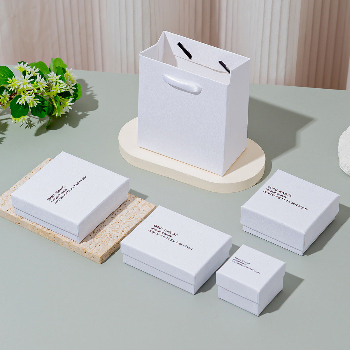 Natural Pink Paper Jewelry Box For Elegant And Eco-Friendly Jewelry Storage