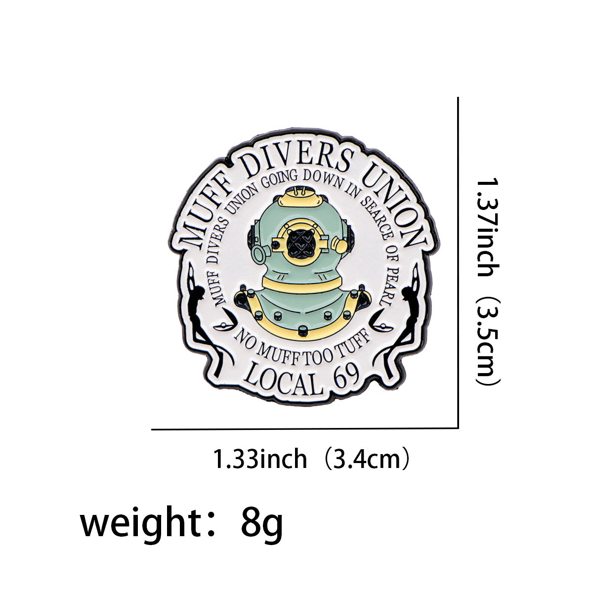 Alpaca Pin Made Of Durable Zinc Alloy