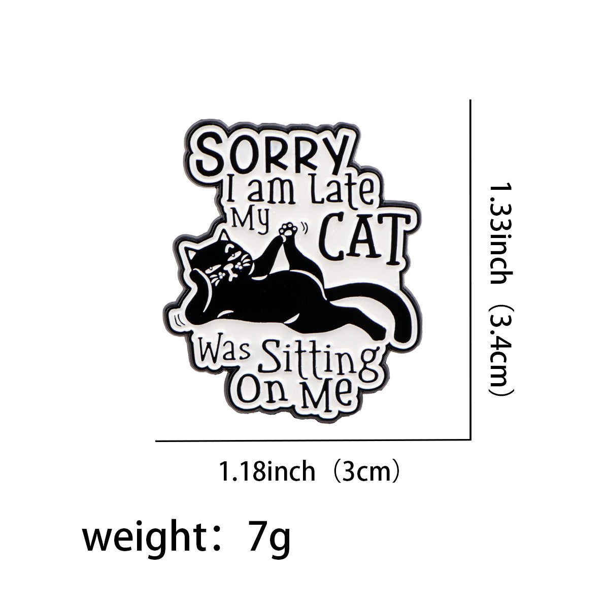 Alpaca Pin Made Of Durable Zinc Alloy